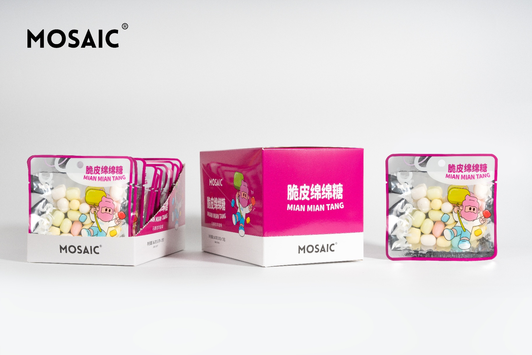 MOSAIC Crispy Sponge Candy